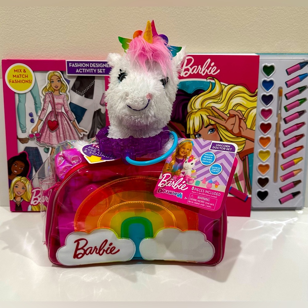 Barbie play/activity lot